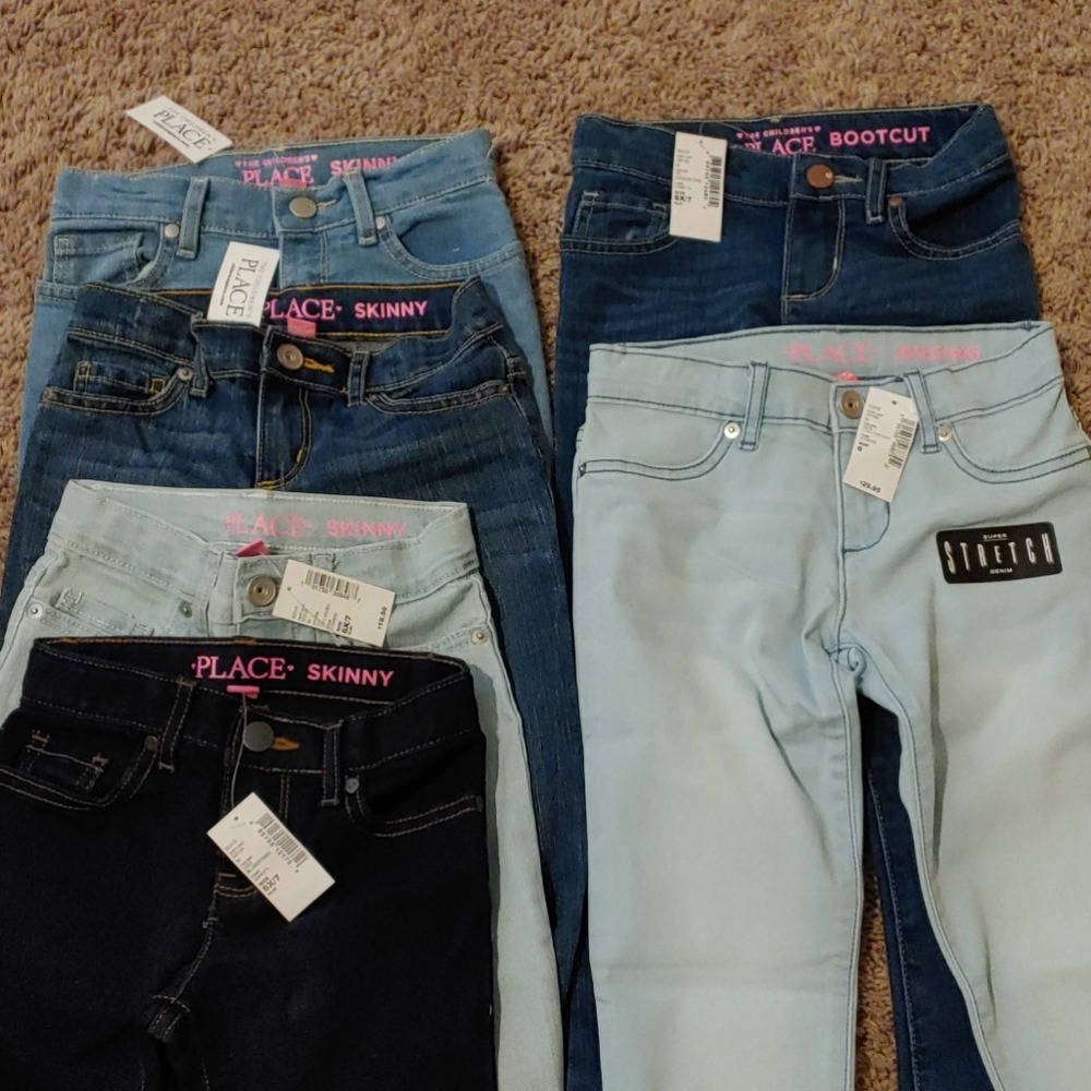 NWT GirlsThe Children's Place size 6x/7 slim jeans